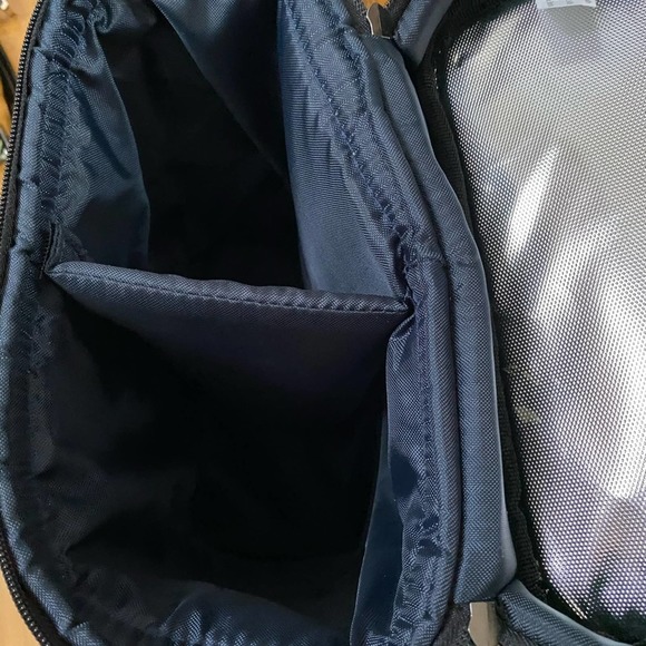 NWOT Bull Bear Wine Cheese Navy Tote - Picture 4 of 8